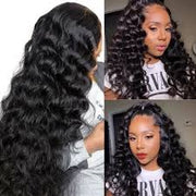 Loose Deep Wave Virgin Hair Extensions Natural Color 1 Bundle