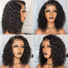 Short Wavy 13X6 Front Lace Bob Wigs natural color