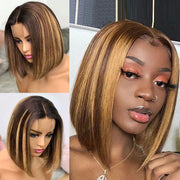 Highlight Ombre Blonde P4/27 4X4 Bob Wigs