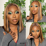 Highlight Ombre Blonde P4/27 4X4 Bob Wigs