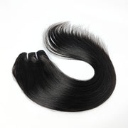 Straight Virgin Hair Extensions Natural Color with 13X4 Lace Frontal