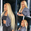 Ombre T4/Blonde Straight and Body Wave Front Lace Wigs 13X4