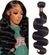 Body Wave Virgin Hair Extensions Natural Color 1 Bundle