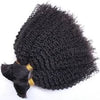 Braiding Curly Bulk 100% Virgin Hair Extensions Natural Color