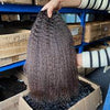 Kinky Straight 100% Unprocessed Virgin Hair Extensions Natural Color 3 Bundle Deal