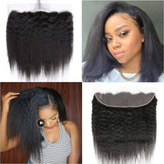 Frontal  HD 13X4  Kinky Lace Frontal