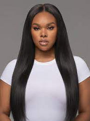 Straight Virgin Hair Extensions Natural Color 1 Bundle