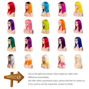 Color Bob Wigs 5X5 Swiss Lace Closure