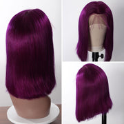 Color Bob Wigs 5X5 Swiss Lace Closure