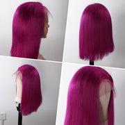 Color Bob Wigs 5X5 Swiss Lace Closure
