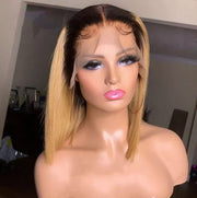 Color Bob Wigs 5X5 Swiss Lace Closure