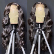 Body Wave and Straight Hair 13X4 Front Lace Wigs Natural Color