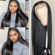Body Wave and Straight Hair 13X4 Front Lace Wigs Natural Color