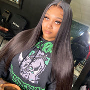 Body Wave and Straight Hair 13X4 Front Lace Wigs Natural Color