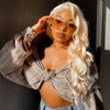 Blonde # 613 Body Wave and Straight Hair 4x4 HD Swiss Lace Closure Wigs
