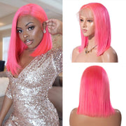 Color Bob Wigs 5X5 Swiss Lace Closure