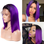 Color Bob Wigs 5X5 Swiss Lace Closure