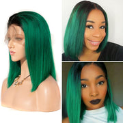 Color Bob Wigs 5X5 Swiss Lace Closure