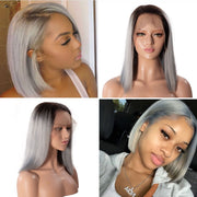 Color Bob Wigs 5X5 Swiss Lace Closure