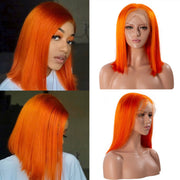 Color Bob Wigs 5X5 Swiss Lace Closure