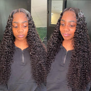 Curly Wave Virgin Hair Extensions Natural Color 1 Bundle