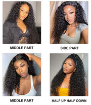 Curly Wave Virgin Hair Extensions Natural Color 1 Bundle
