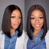 Bob Wigs 13X6 Front Lace 100% unprocessed Virgin Hair natural color