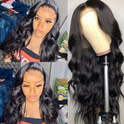 Body Wave and Straight Hair 13X4 Front Lace Wigs Natural Color