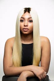 Blonde #613/T1B-613 Virgin Hair Extensions 3 Bundles with 5x5 Swiss Lace Closure