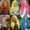 Color 4x4 Swiss Lace Closure Wigs