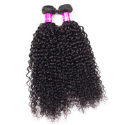 Curly Wave Virgin Hair Extensions Natural Color 1 Bundle
