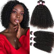 Kinky Curl Virgin Hair Extensions Natural Color 1 Bundle