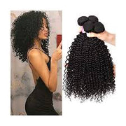 Kinky Curl Virgin Hair Extensions Natural Color 1 Bundle