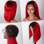 Color Bob Wigs 5X5 Swiss Lace Closure