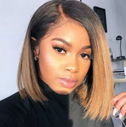 Color Bob Wigs 5X5 Swiss Lace Closure