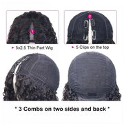 V-Part Frontal Wigs
