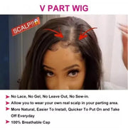 V-Part Frontal Wigs