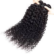 Curly Wave Virgin Hair Extensions Natural Color 1 Bundle