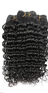 Curly Wave Virgin Hair Extensions Natural Color 1 Bundle