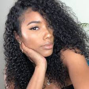 Curly Wave Virgin Hair Extensions Natural Color 1 Bundle