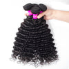 Deep Wave 100% Unprocessed Virgin Hair Extensions Natural Color 3 Bundle Deal