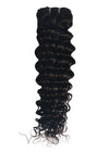 Deep Curly Virgin Hair Extensions Natural Color 1 Bundle