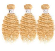 Blonde #613/T1B-613 Virgin Hair Extensions 3 Bundles Deal