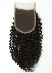 Closure Kinky curl 4x4 Swiss Lace Front  Closures