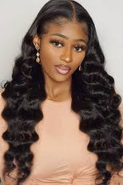 Loose Deep Wave Virgin Hair Extensions Natural Color 1 Bundle