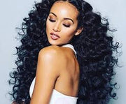 Loose Deep Wave Virgin Hair Extensions Natural Color 1 Bundle