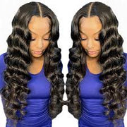 Loose Deep Wave Virgin Hair Extensions Natural Color 1 Bundle