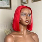 Color Bob Wigs 5X5 Swiss Lace Closure