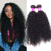 Curly Wave Virgin Hair Extensions Natural Color 1 Bundle